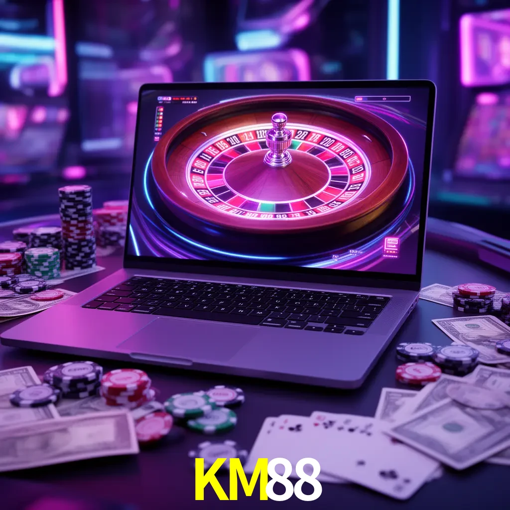 Centro móvil KM88 con casino, cajero, bonos, app y acceso de cuenta para México